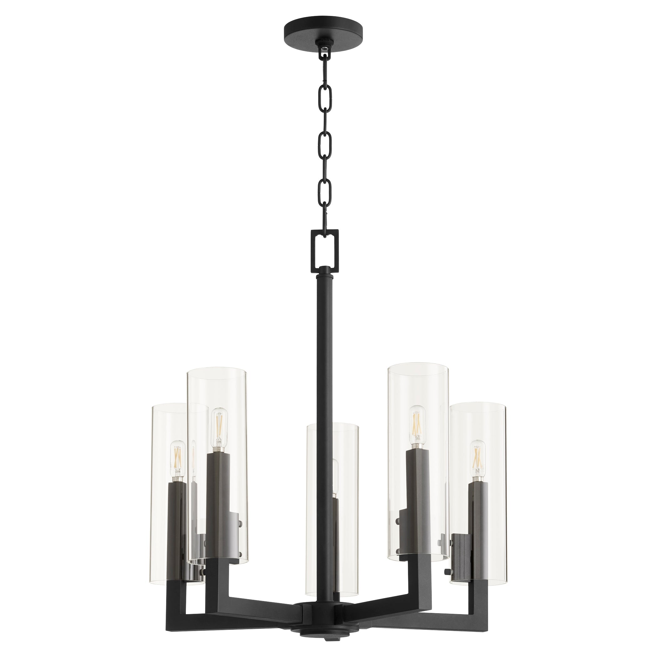 Quorum Harbin 6277-5-69 Chandelier - Textured Black