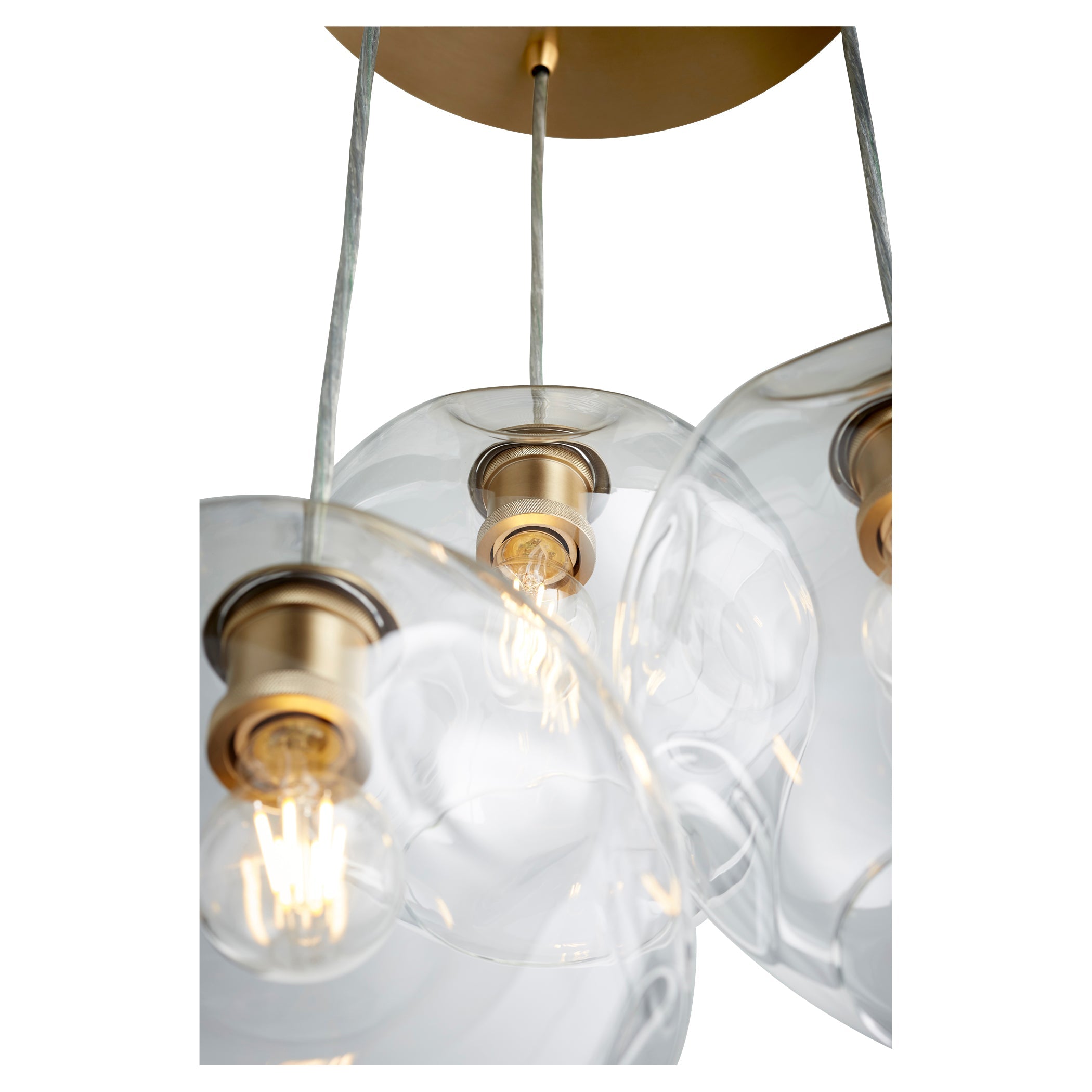 Quorum Numen 63-80 Pendant - Aged Brass