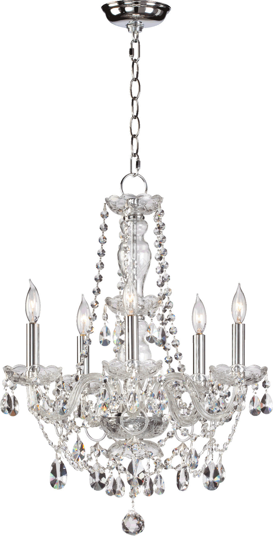 Quorum Bohemian Katerina 630-5-514 Chandelier - Chrome