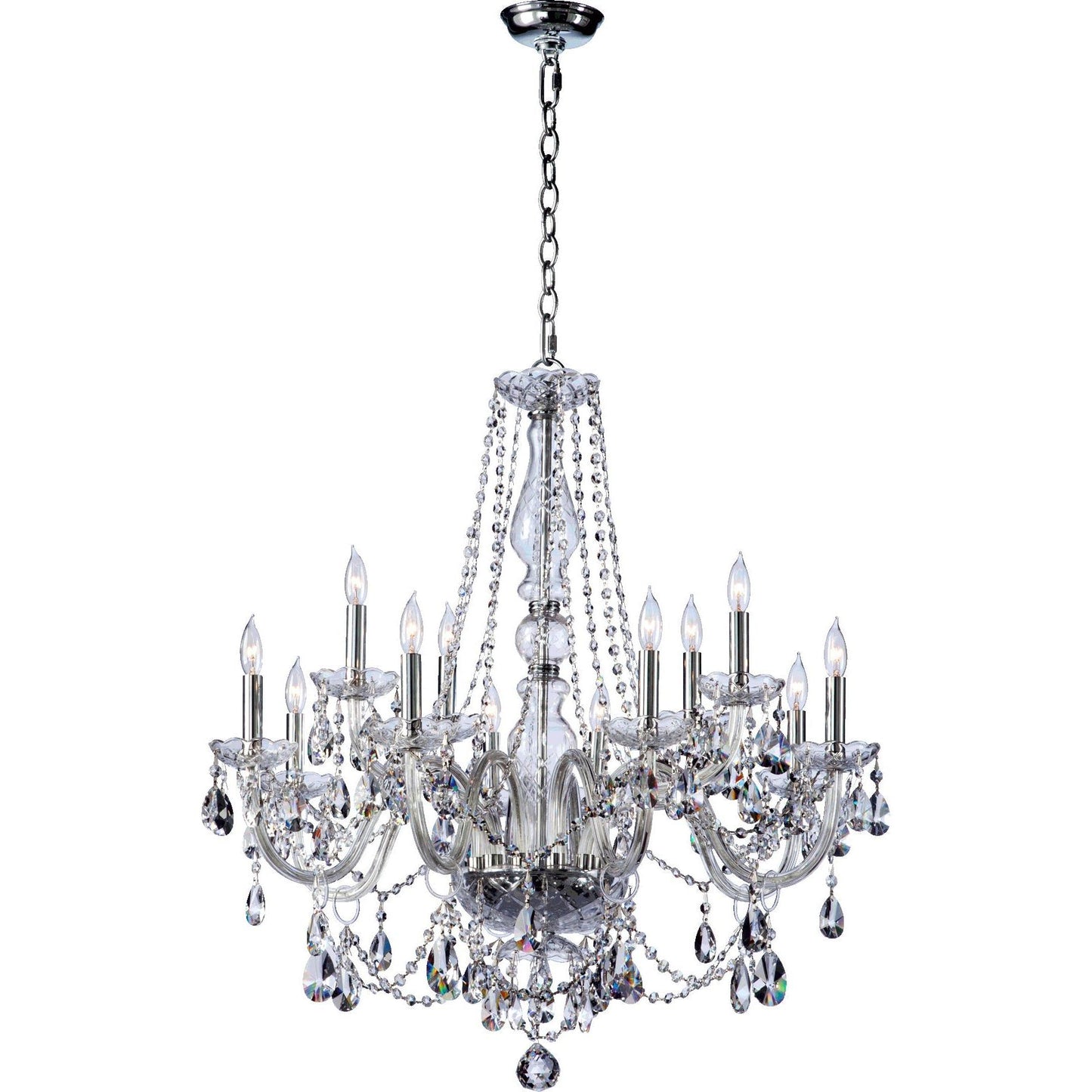 Quorum Bohemian Katerina 631-12-514 Chandelier - Chrome