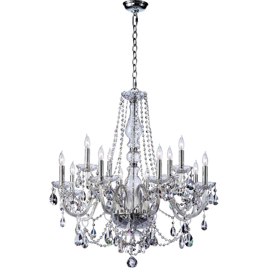 Quorum Bohemian Katerina 631-12-514 Chandelier - Chrome