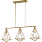 Quorum Bennett 6311-3-80 Island Light - Aged Brass