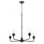 Quorum International RAYMOND 6313-5-59 Chandelier - Matte Black