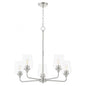 Quorum International RAYMOND 6313-5-65 Chandelier - Satin Nickel