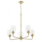 Quorum International RAYMOND 6313-5-80 Chandelier - Aged Brass