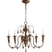 Quorum Salento 6316-6-39 Chandelier - Vintage Copper