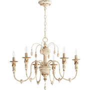 Quorum Salento 6316-6-70 Chandelier - Persian White