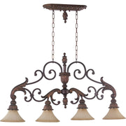 Quorum Madeleine 6330-4-88 Island Light - Corsican Gold