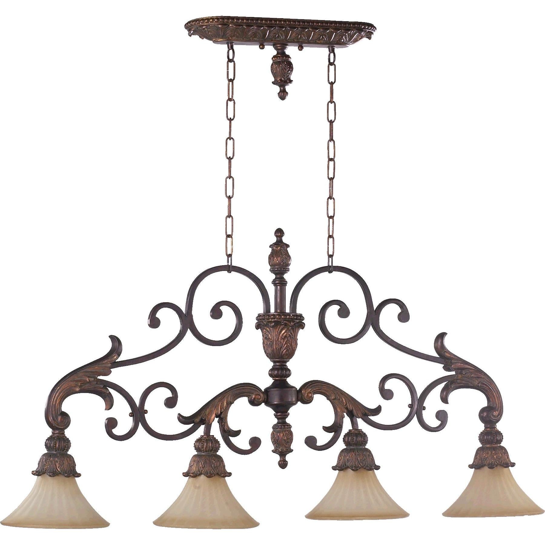 Quorum Madeleine 6330-4-88 Island Light - Corsican Gold