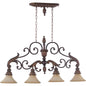 Quorum Madeleine 6330-4-88 Island Light - Corsican Gold