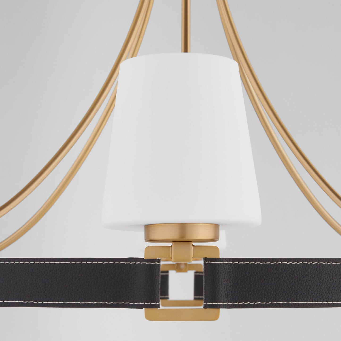 Quorum Hidalgo 635-6-80 Chandelier, UL Damp Rated, Aged Brass