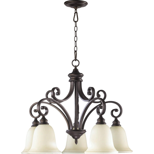 Quorum Bryant 6354-5-86 Nook - Oiled Bronze