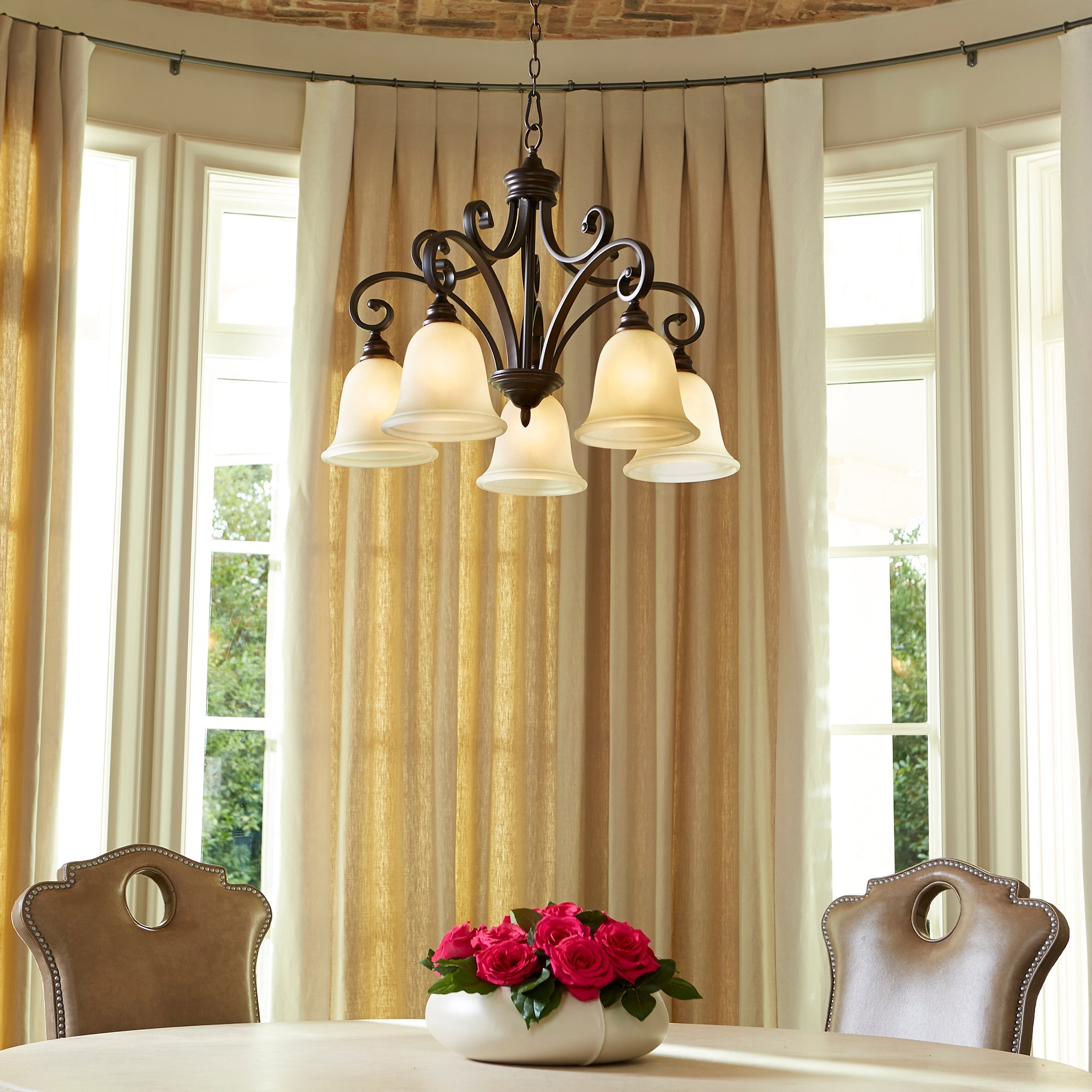 Quorum Bryant 6354-5-86 Nook - Oiled Bronze