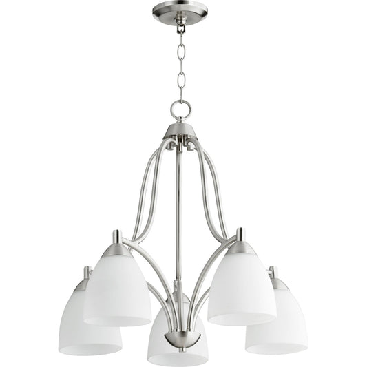 Quorum Barkley 6369-5-65 Nook - Satin Nickel