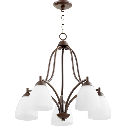Quorum Barkley 6369-5-86 Nook - Oiled Bronze