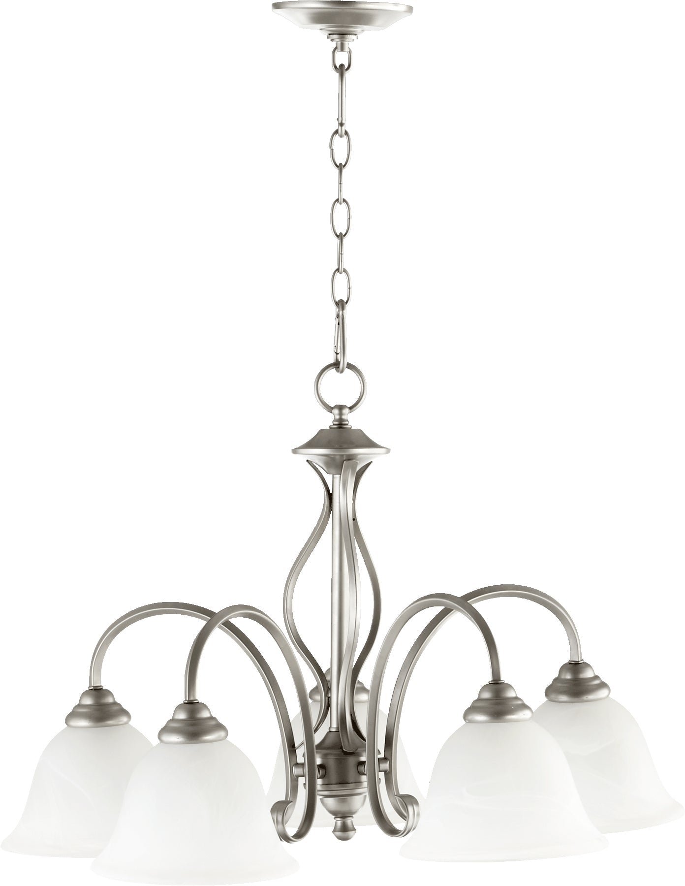 Quorum Spencer 6410-5-64 Nook - Classic Nickel