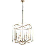 Quorum Marquee 6414-6-60 Nook - Aged Silver Leaf