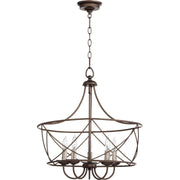 Quorum Cilia 6416-5-86 Pendant - Oiled Bronze