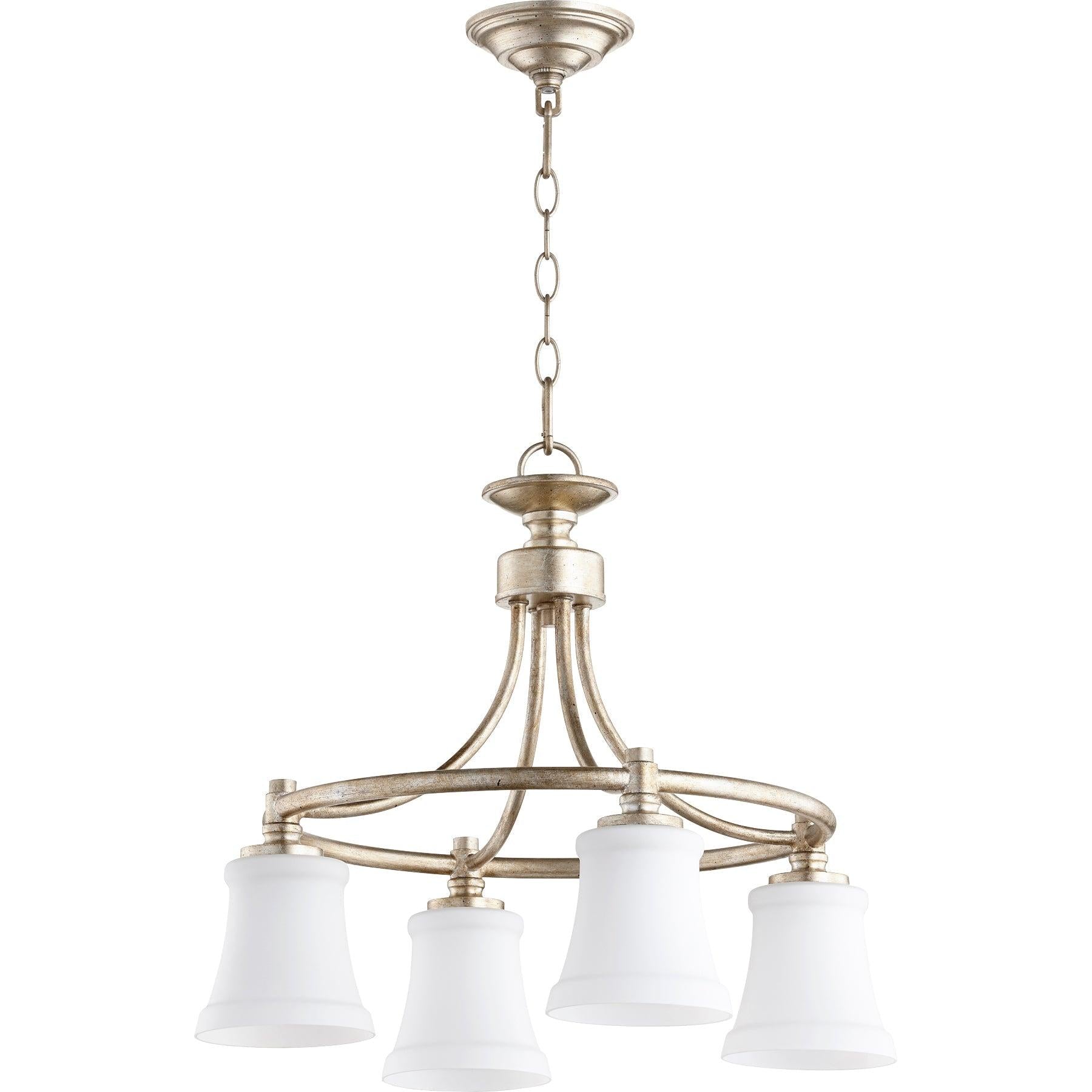 Quorum Rossington 6422-4-60 Nook - Aged Silver Leaf
