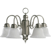 Quorum 6429-5-65 Nook - Satin Nickel