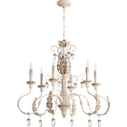 Quorum Venice 6444-6-70 Chandelier - Persian White