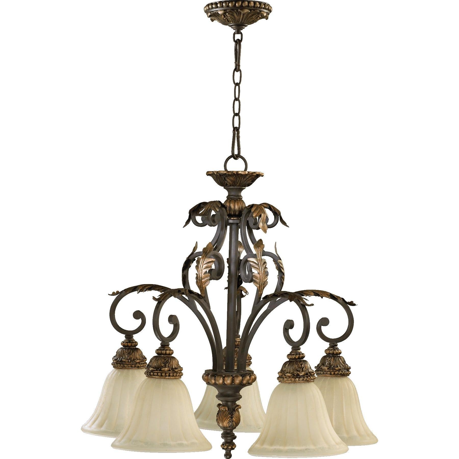 Quorum Rio Salado 6457-5-44 Nook - Toasted Sienna With Mystic Silver