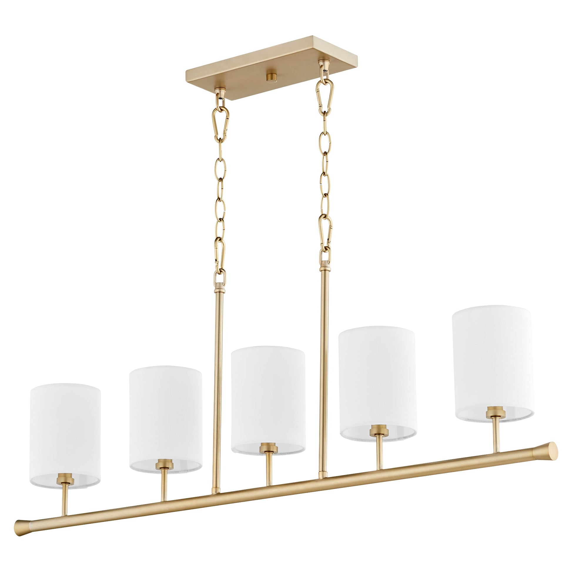 Quorum Harmony 647-5-80 Chandelier - Aged Brass