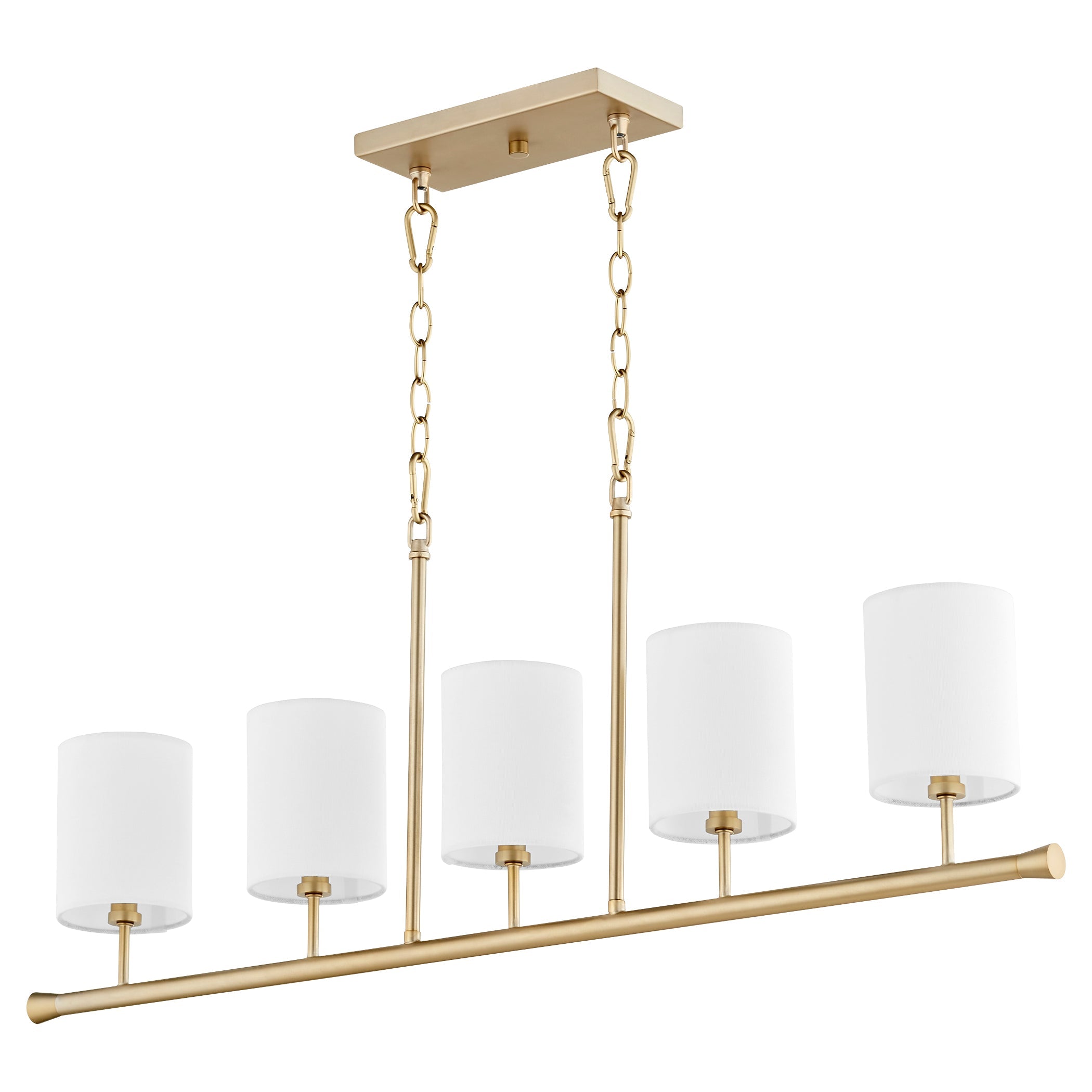 Quorum Harmony 647-5-80 Chandelier - Aged Brass