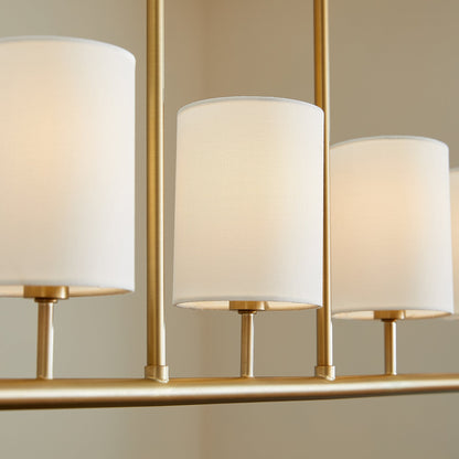 Quorum Harmony 647-5-80 Chandelier - Aged Brass