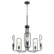 Quorum Howe 650-5-69 Chandelier - Textured Black