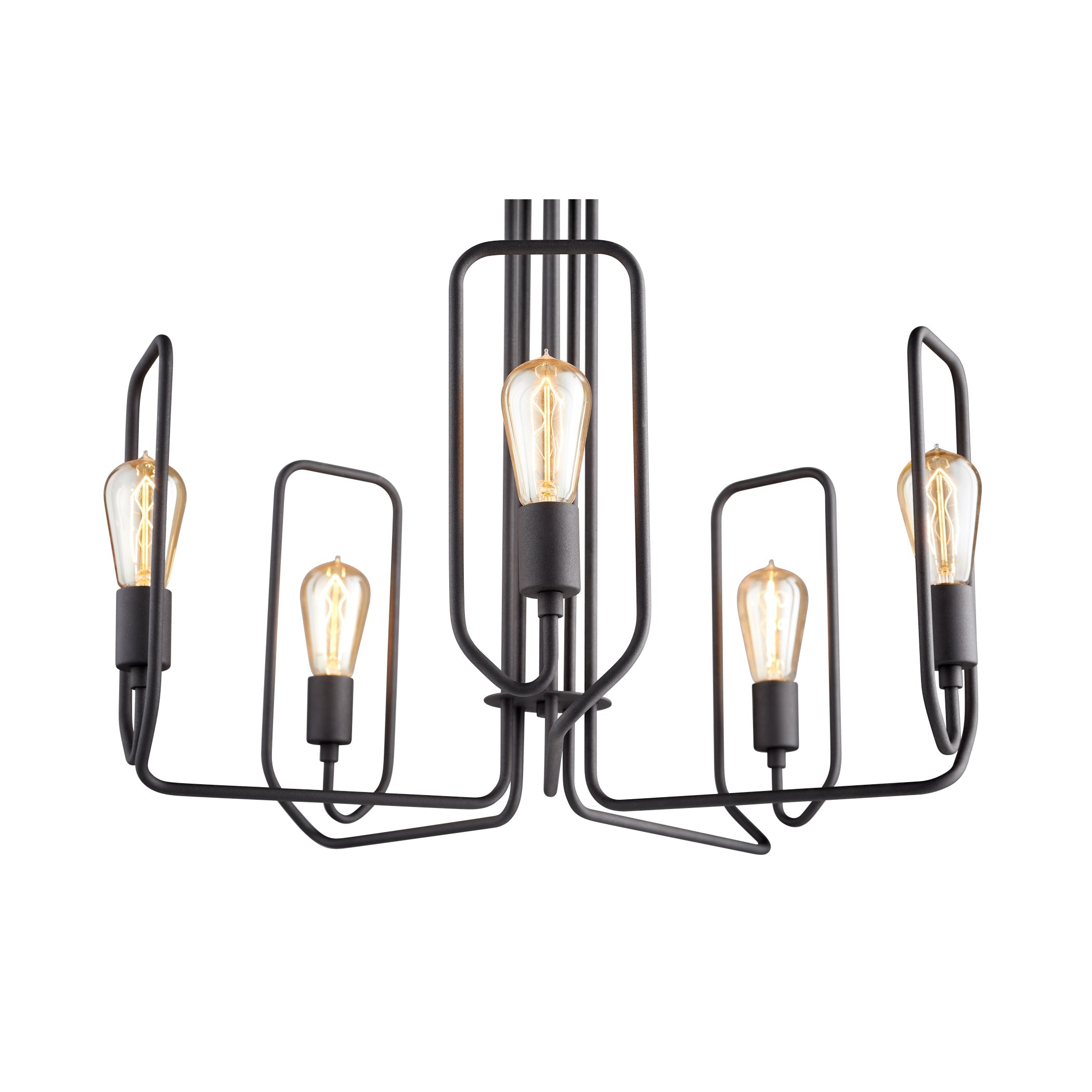 Quorum Howe 650-5-69 Chandelier - Textured Black