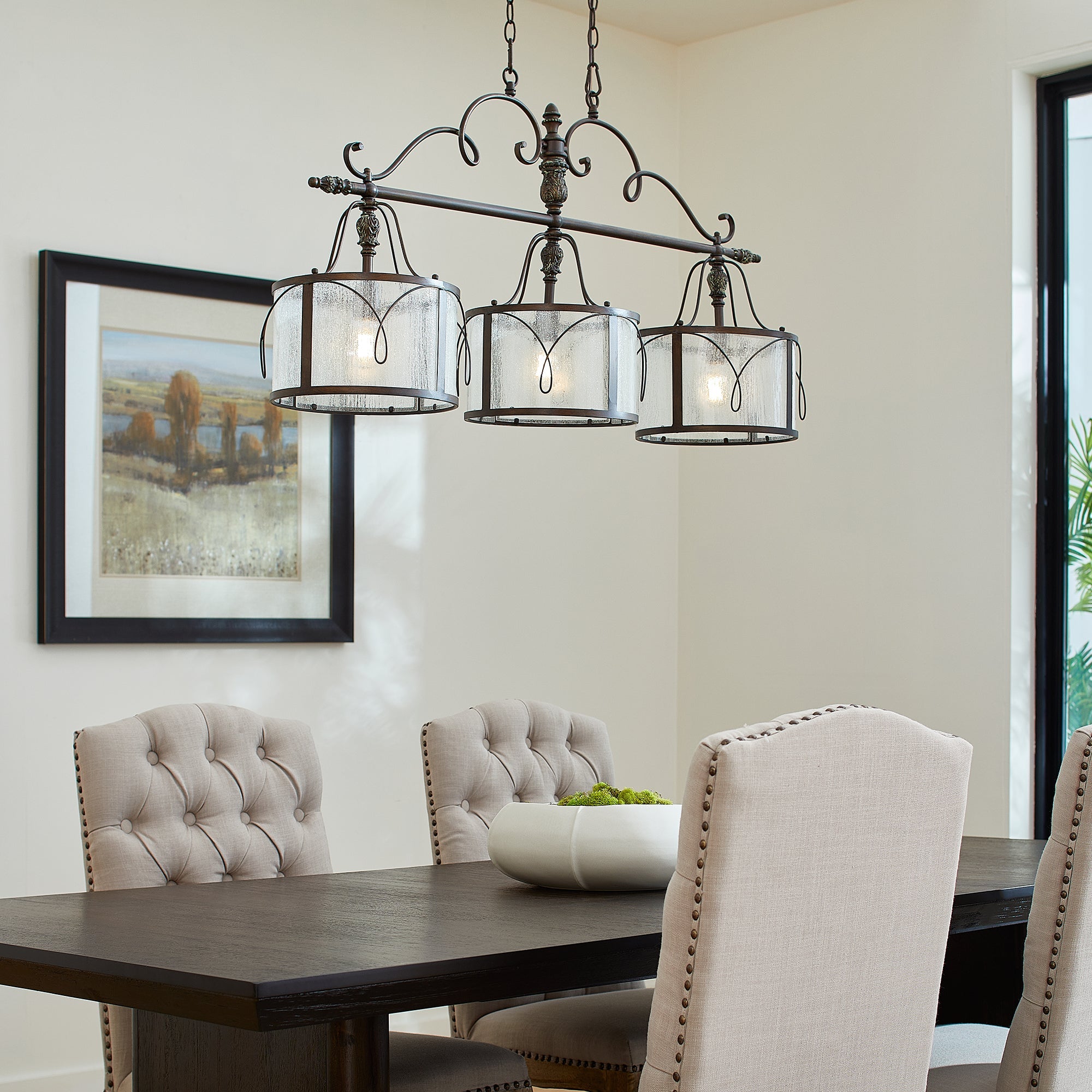 Quorum Salento 6506-3-39 Island Light - Vintage Copper