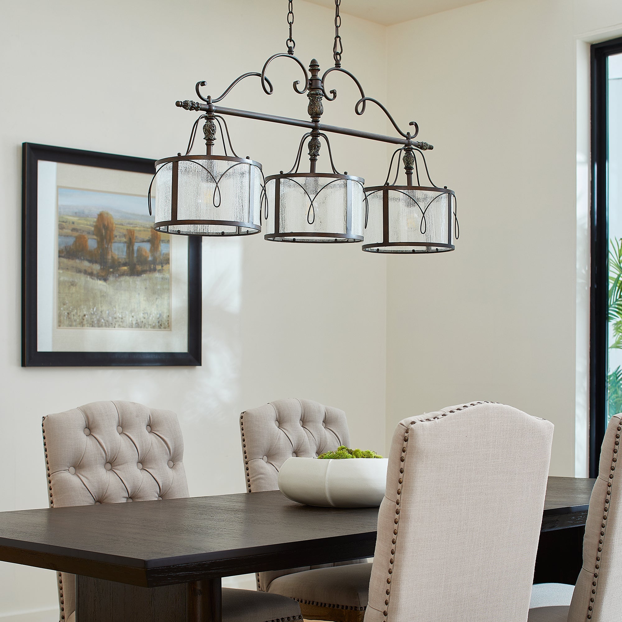 Quorum Salento 6506-3-39 Island Light - Vintage Copper