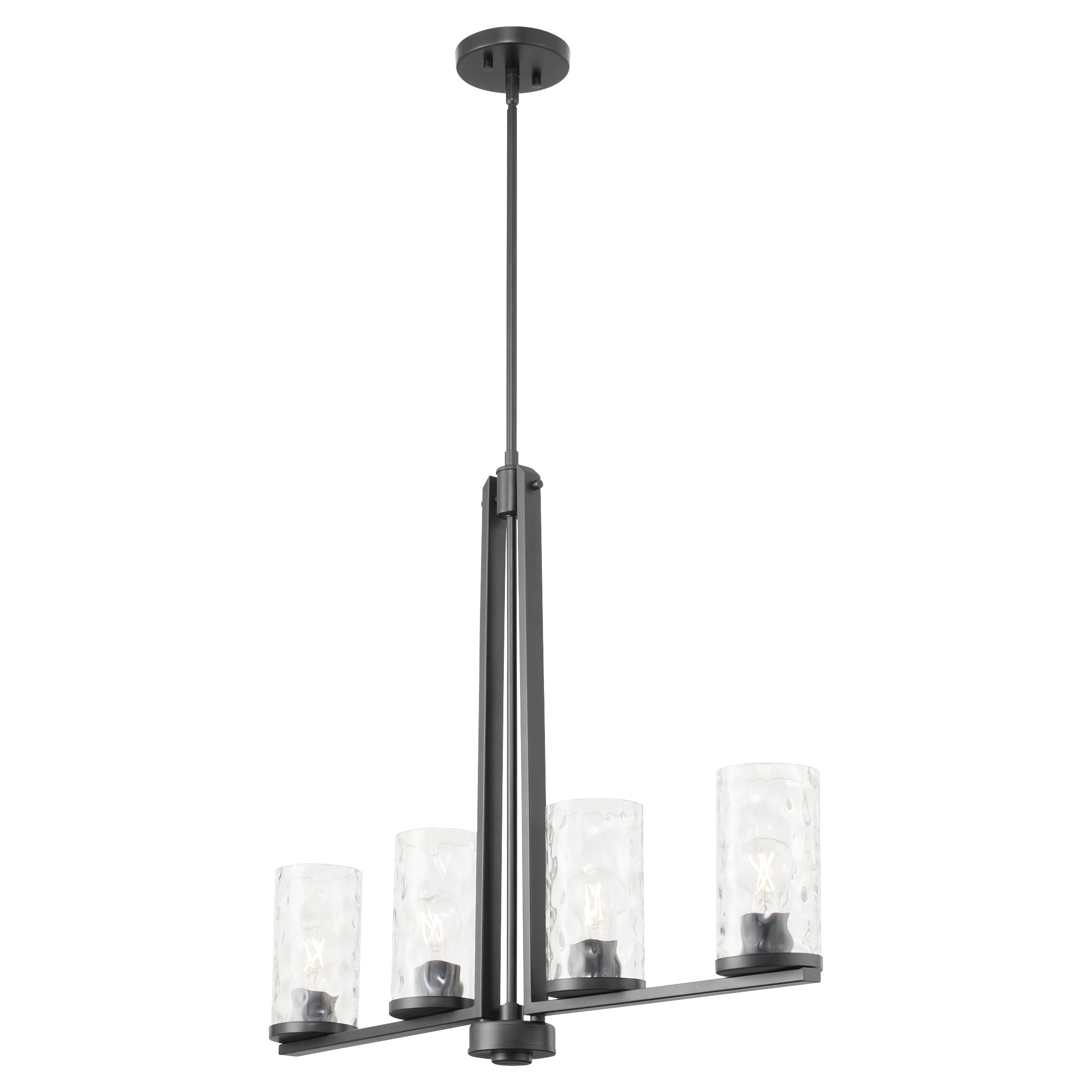 Quorum Steinway 6511-4-59 Chandelier - Matte Black