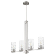 Quorum Steinway 6511-4-65 Chandelier - Satin Nickel