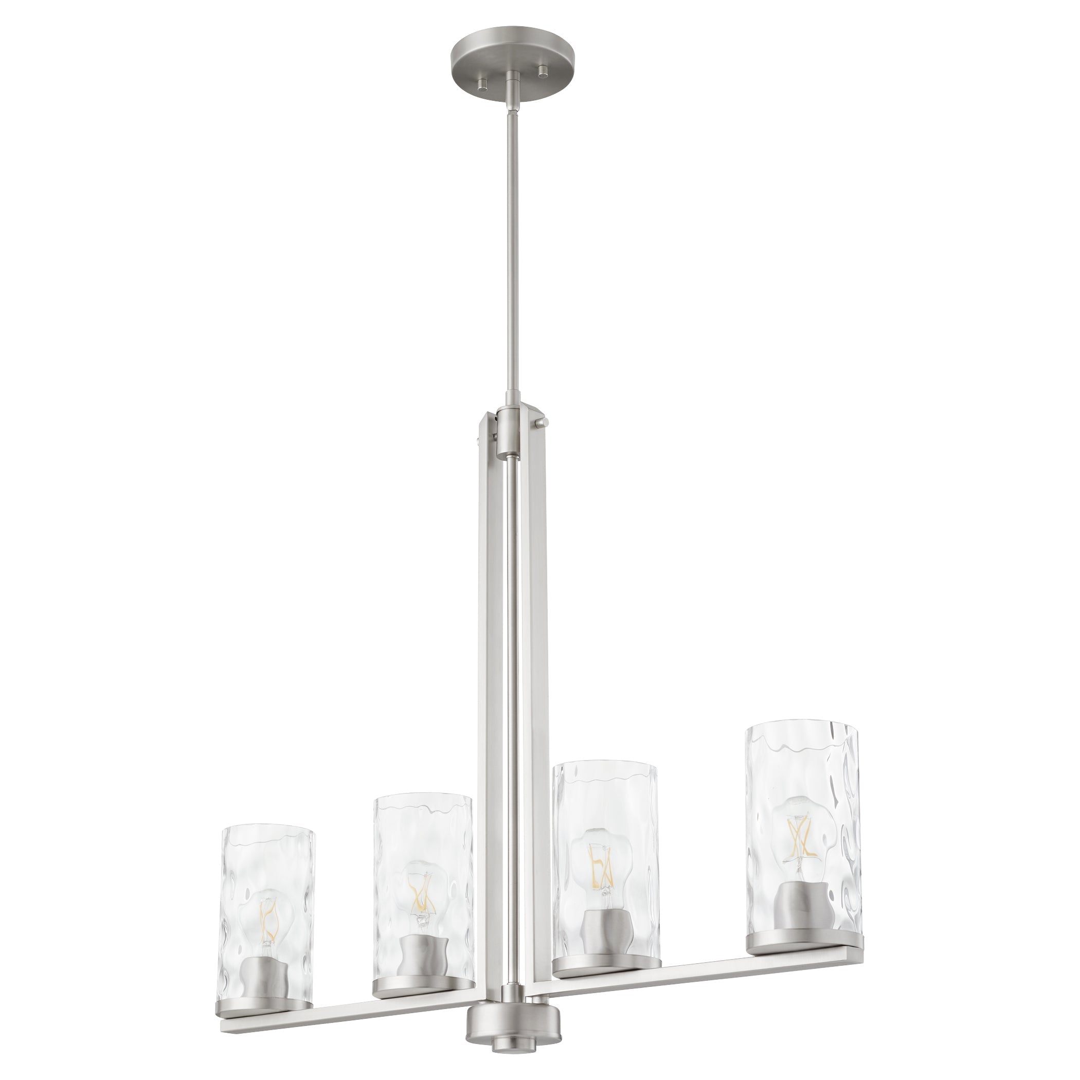 Quorum Steinway 6511-4-65 Chandelier - Satin Nickel