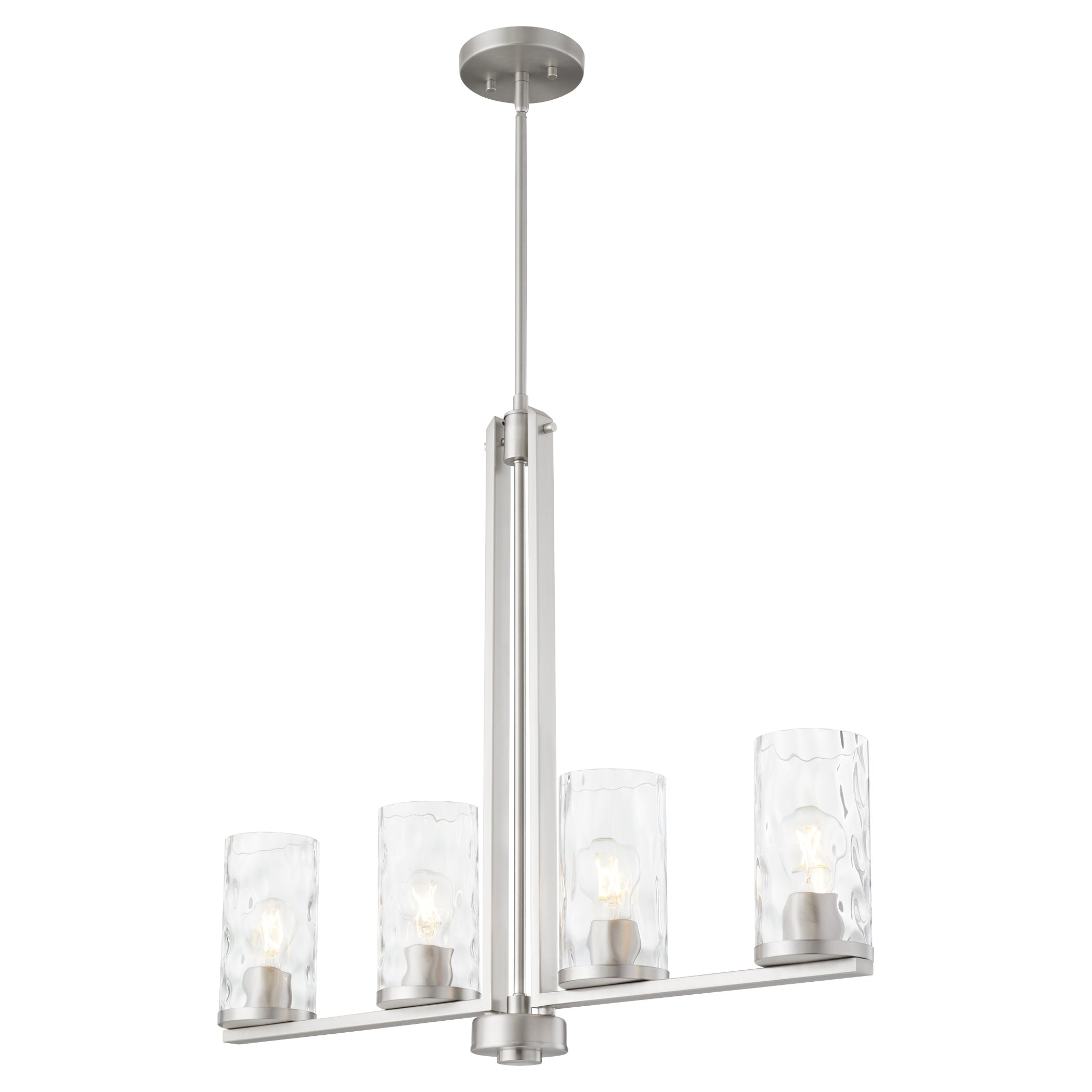 Quorum Steinway 6511-4-65 Chandelier - Satin Nickel