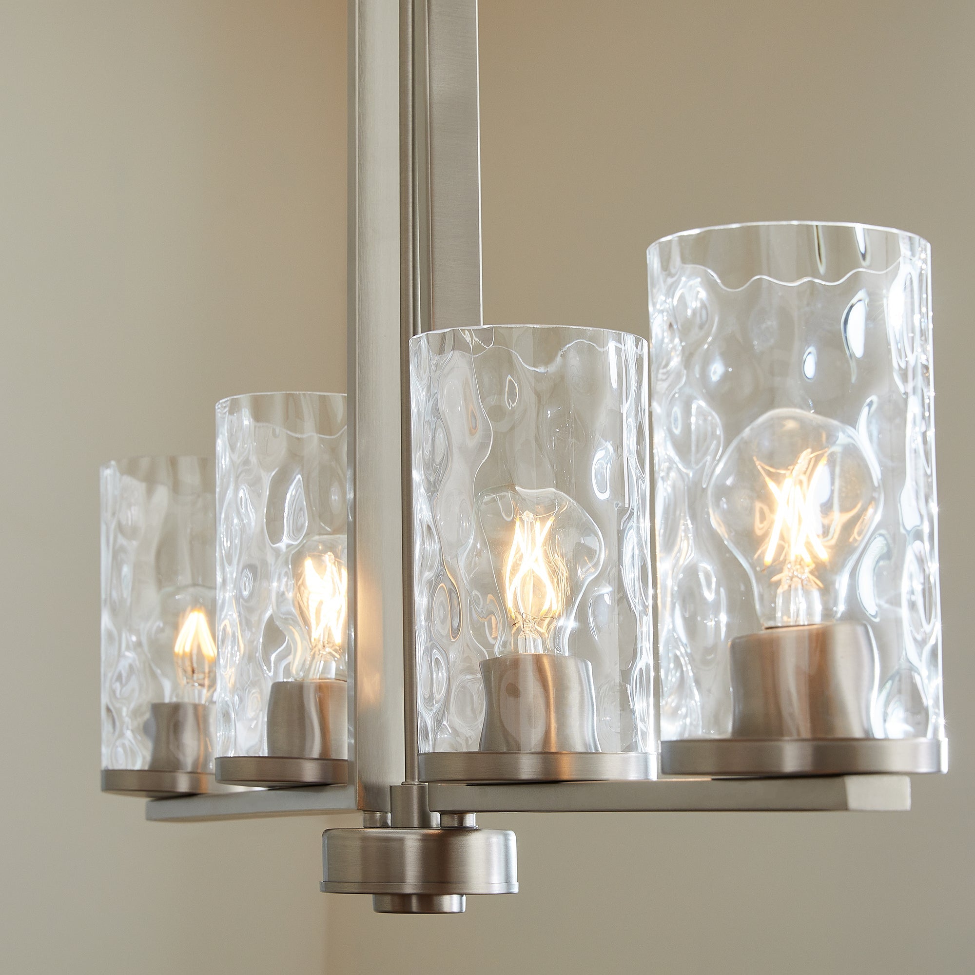 Quorum Steinway 6511-4-65 Chandelier - Satin Nickel