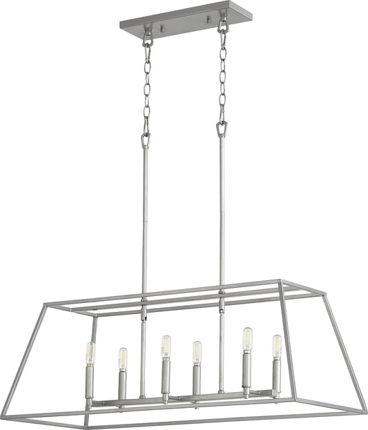 Quorum Gabriel 654-6-64 Pendant - Classic Nickel