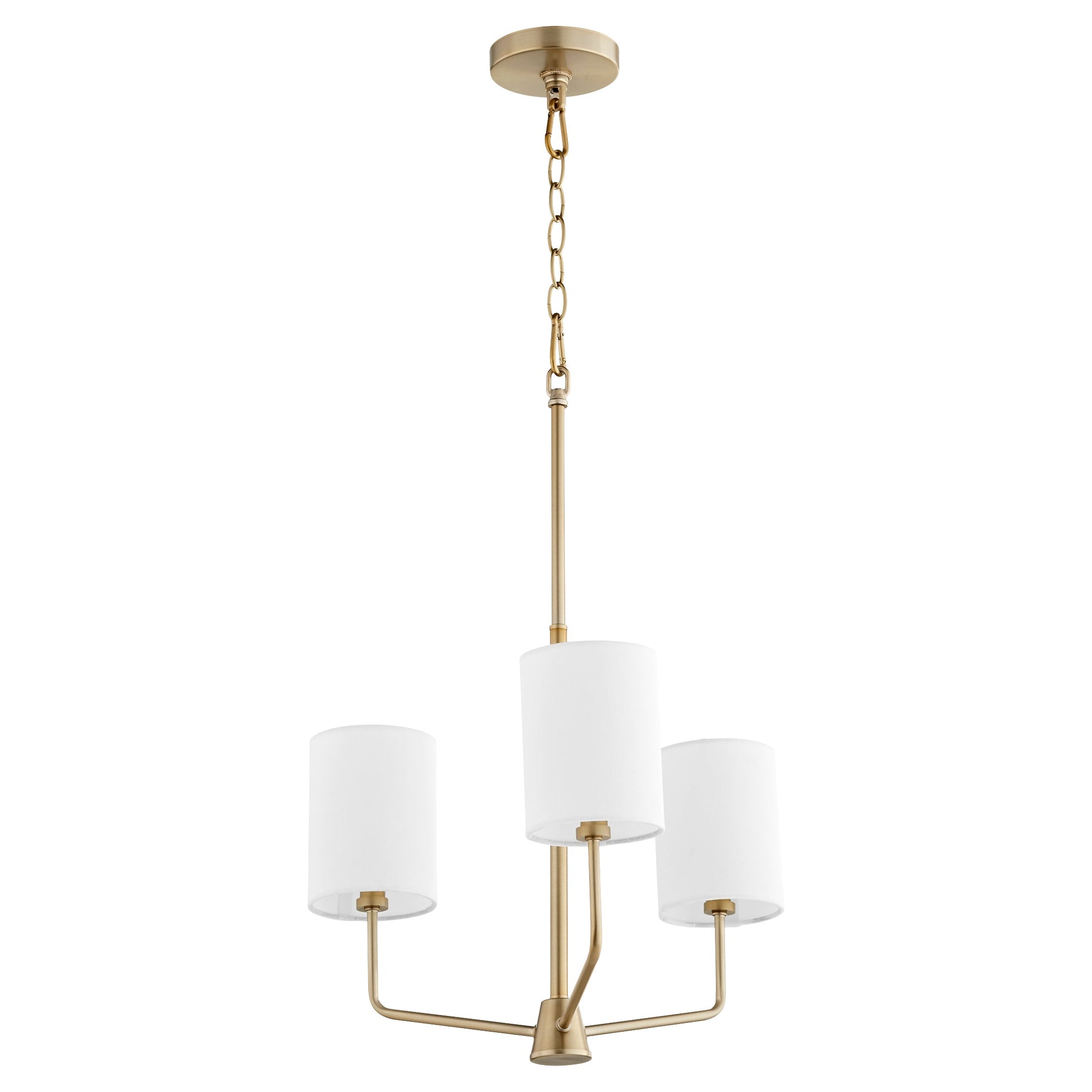 Quorum Harmony 657-3-80 Chandelier - Aged Brass
