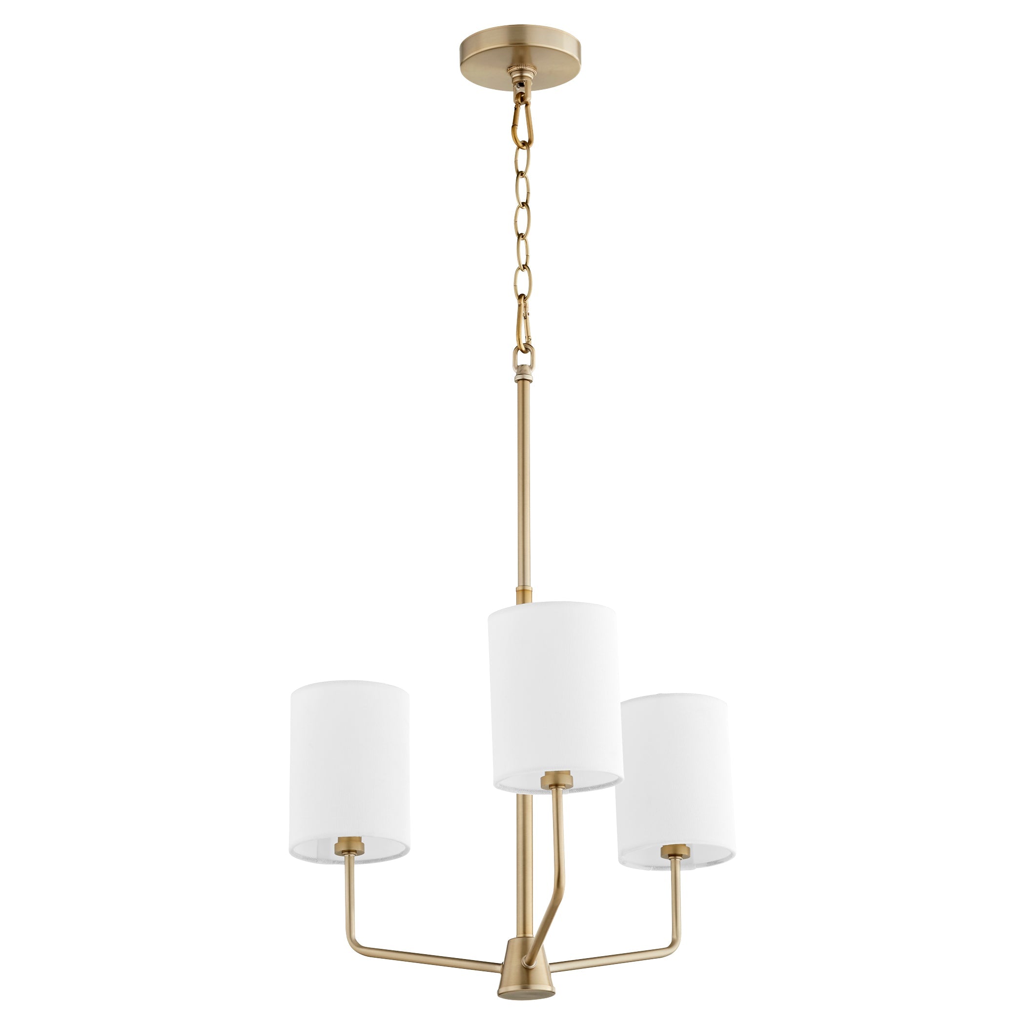 Quorum Harmony 657-3-80 Chandelier - Aged Brass