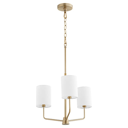 Quorum Harmony 657-3-80 Chandelier - Aged Brass