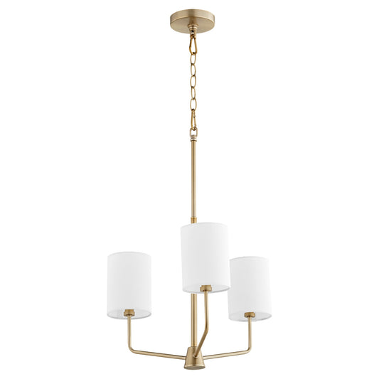 Quorum Harmony 657-3-80 Chandelier - Aged Brass