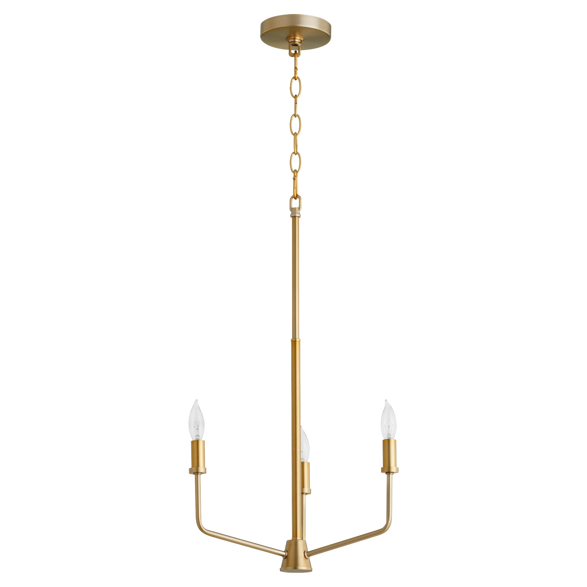 Quorum Harmony 657-3-80 Chandelier - Aged Brass