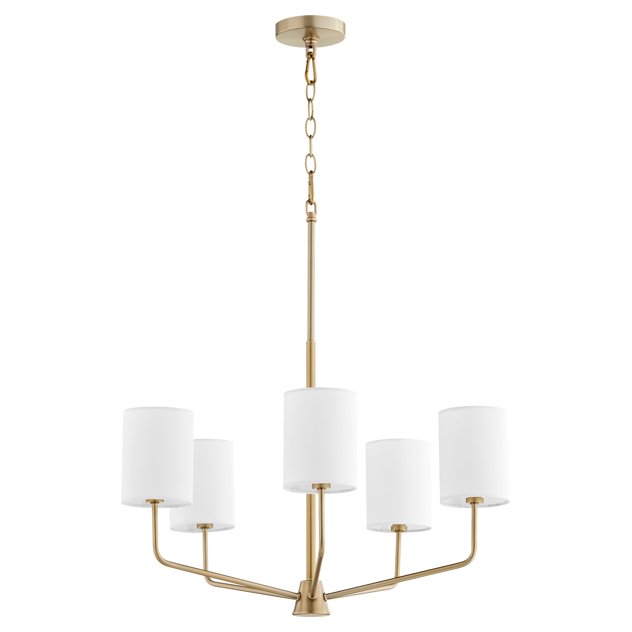 Quorum Harmony 657-5-80 Chandelier - Aged Brass