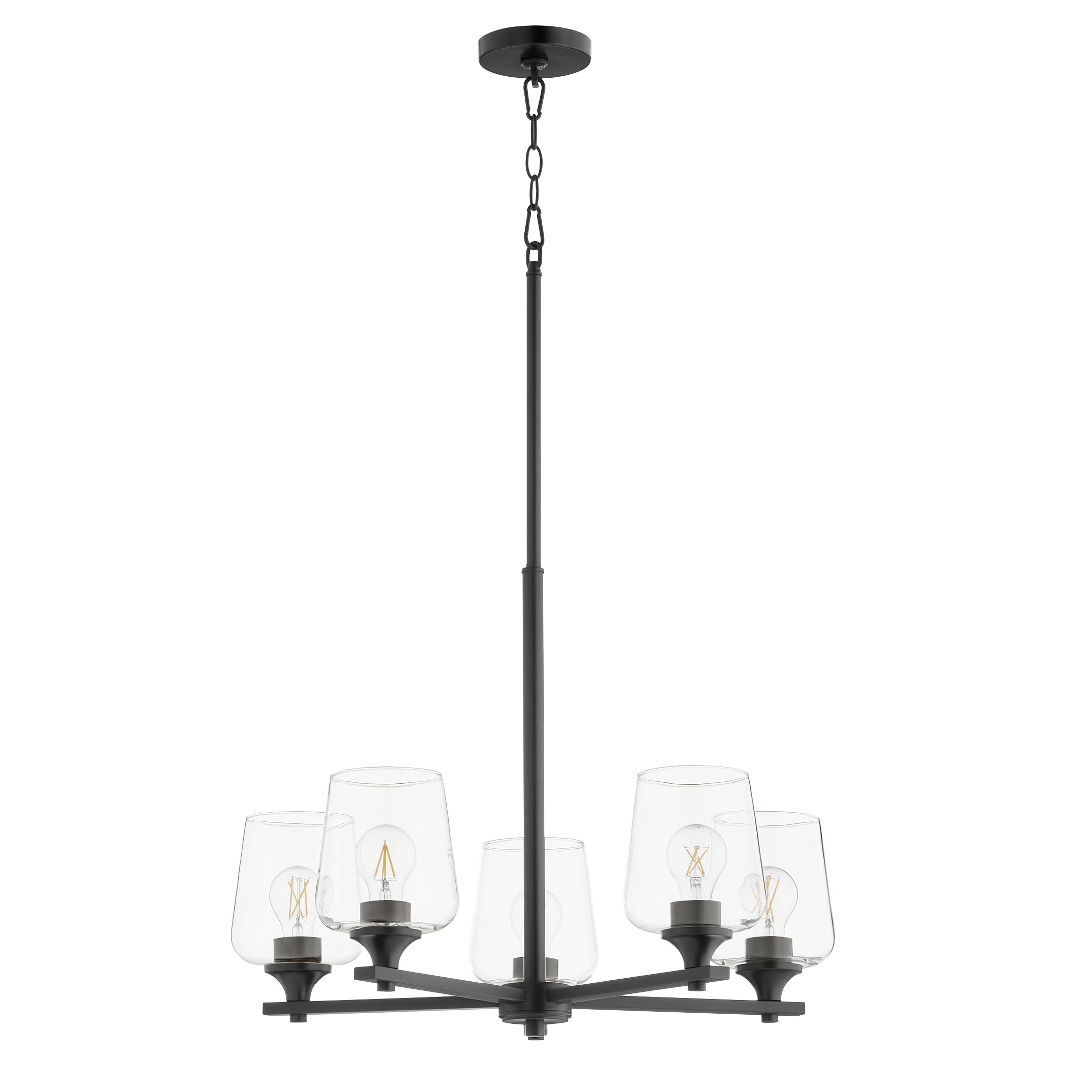 Quorum Veno 658-5-59 Chandelier - Matte Black