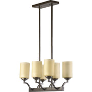 Quorum Atwood 6596-6-86 Island Light - Oiled Bronze