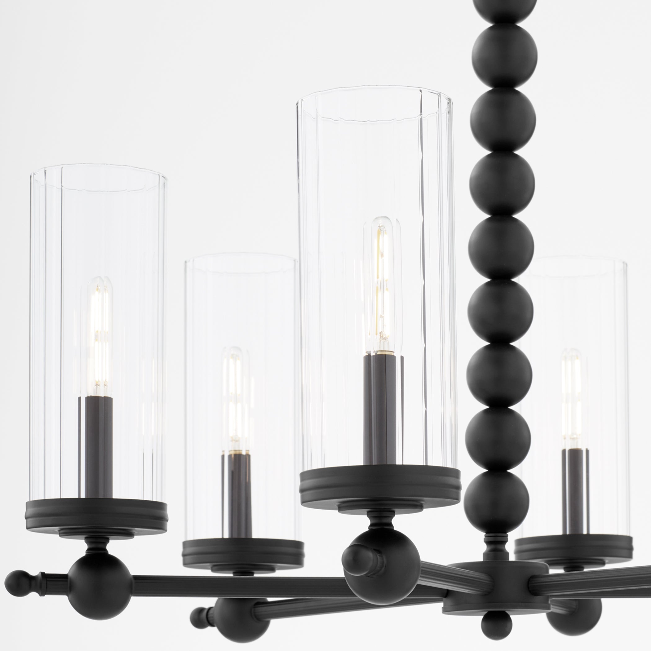 Quorum Lee Boulevard 660-6-59 Chandelier - Matte Black