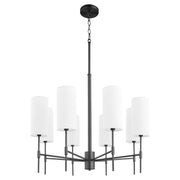 Quorum Hamilton 663-8-59 Chandelier - Matte Black