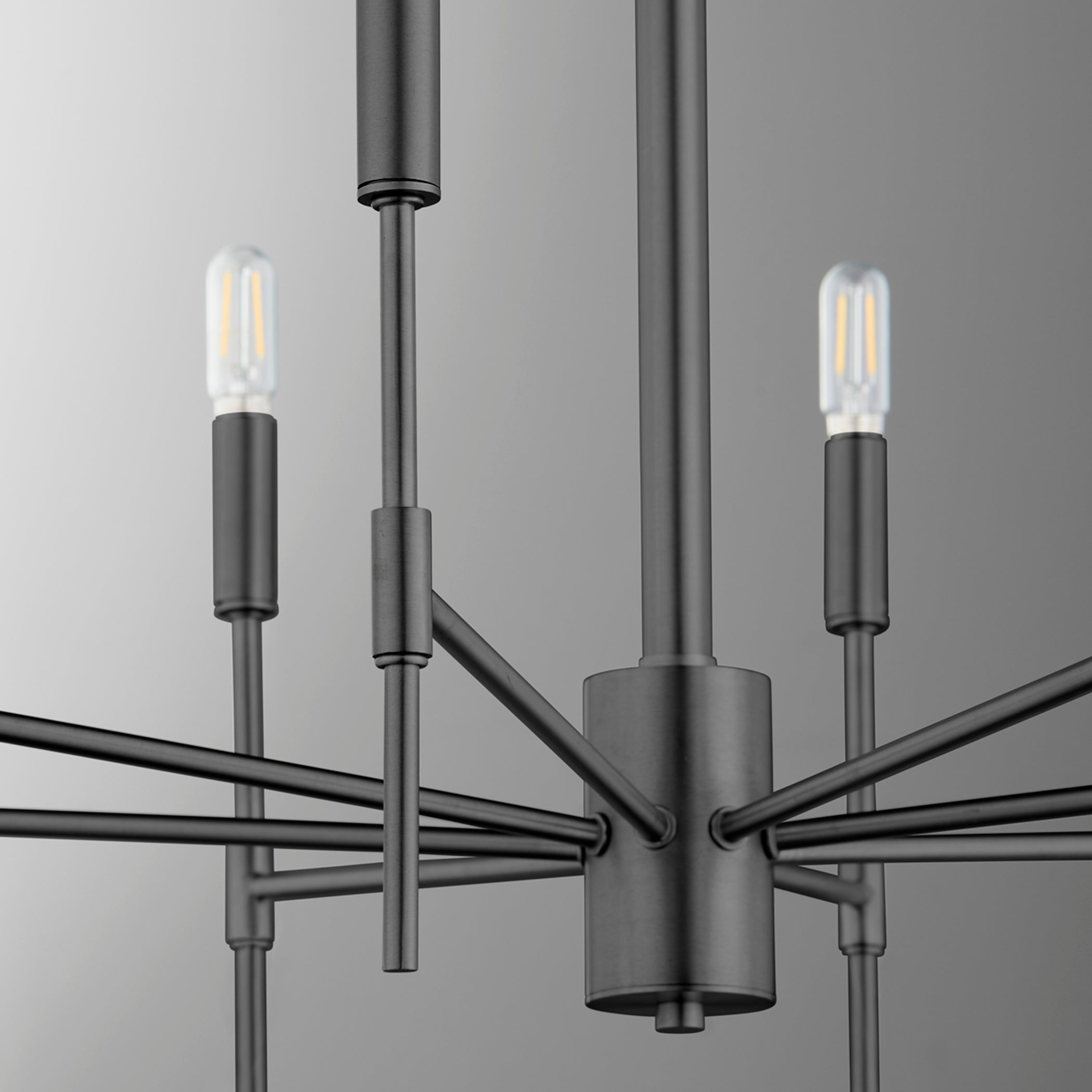 Quorum Hamilton 663-8-59 Chandelier - Matte Black